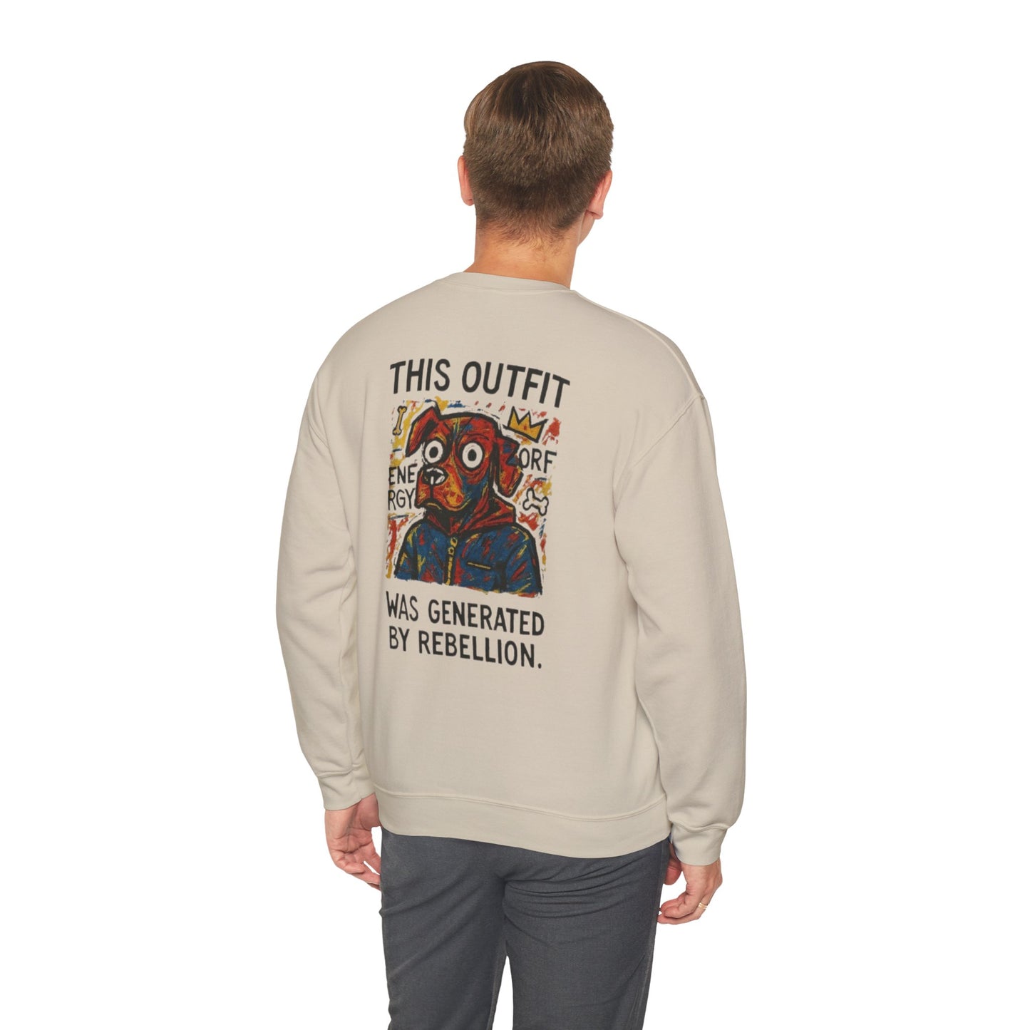 Rebellion Dog (street-art style sweatshirt)