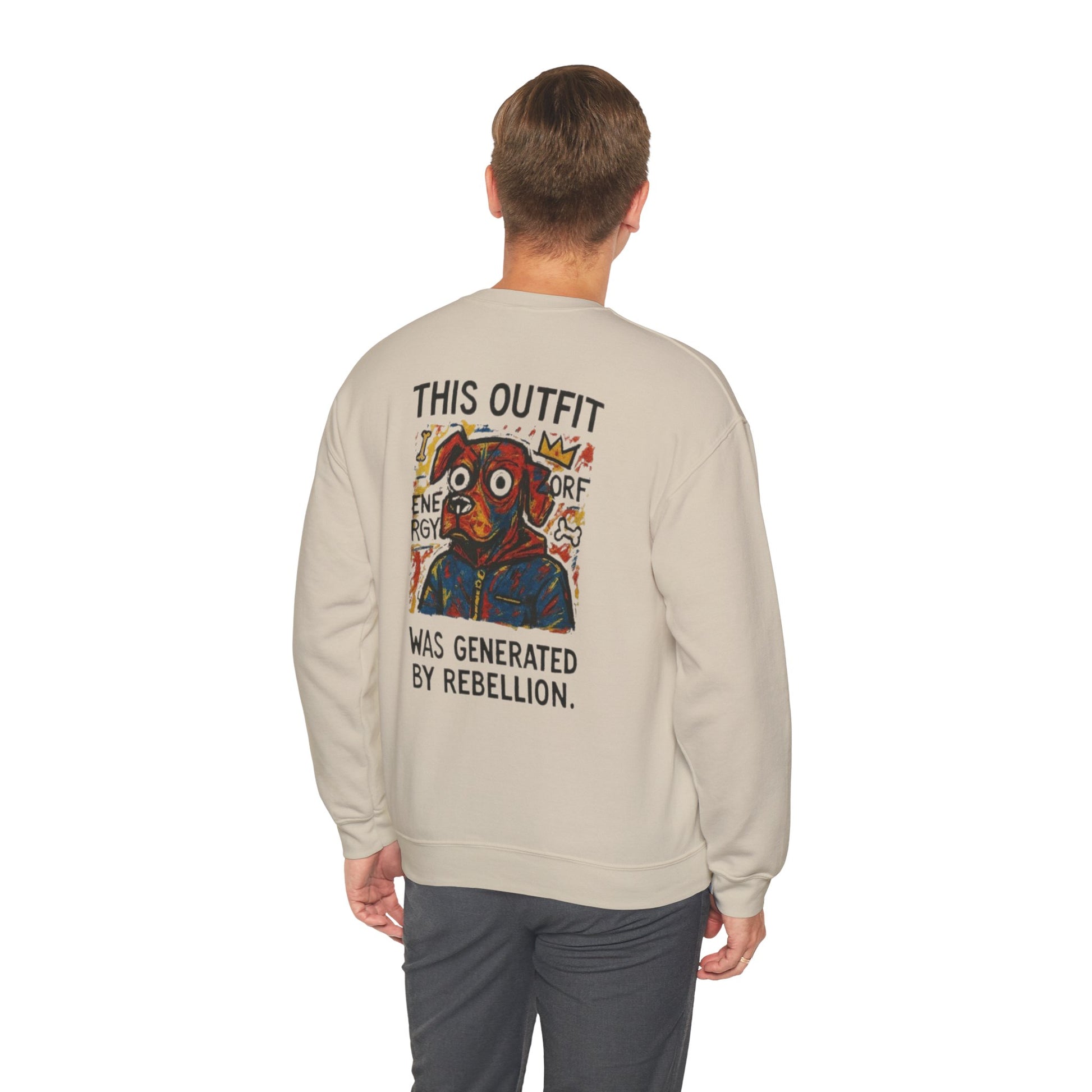 Rebellion Dog (street-art style sweatshirt)