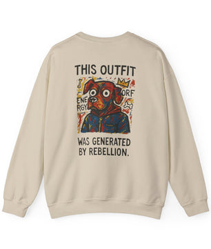 Rebellion Dog (street-art style sweatshirt)