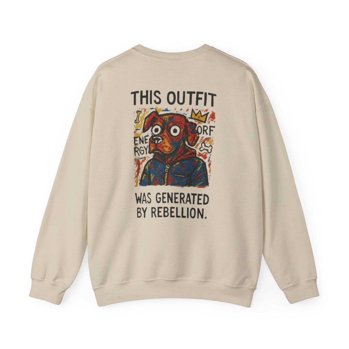 Rebellion Dog (street-art style sweatshirt)
