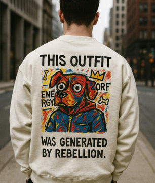 Rebellion Dog (street-art style sweatshirt)