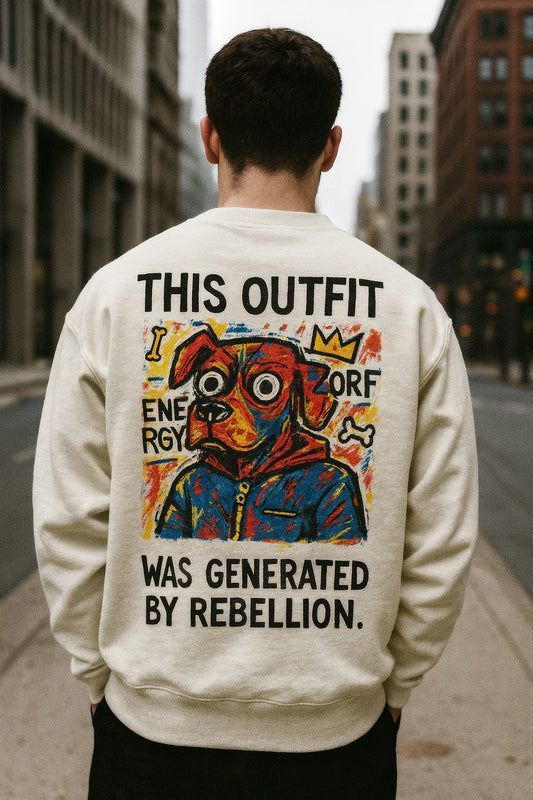 Rebellion Dog (street-art style sweatshirt)