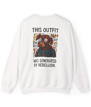 Rebellion Dog (street-art style sweatshirt)
