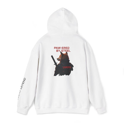 Paw-ered by steel Cyberpunk Shiba Samurai Hoodie