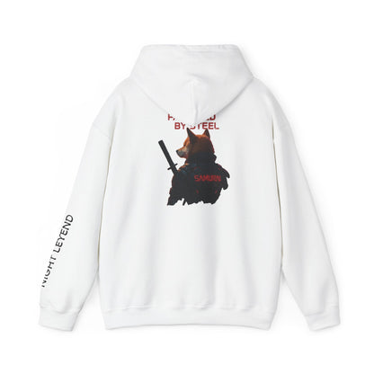 Paw-ered by steel Cyberpunk Shiba Samurai Hoodie
