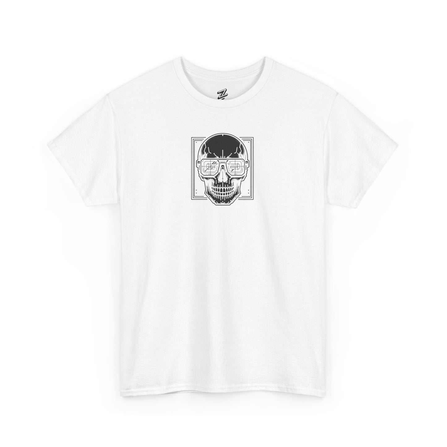 "Ghost in the Frame" – Cyberpunk Skull Drop