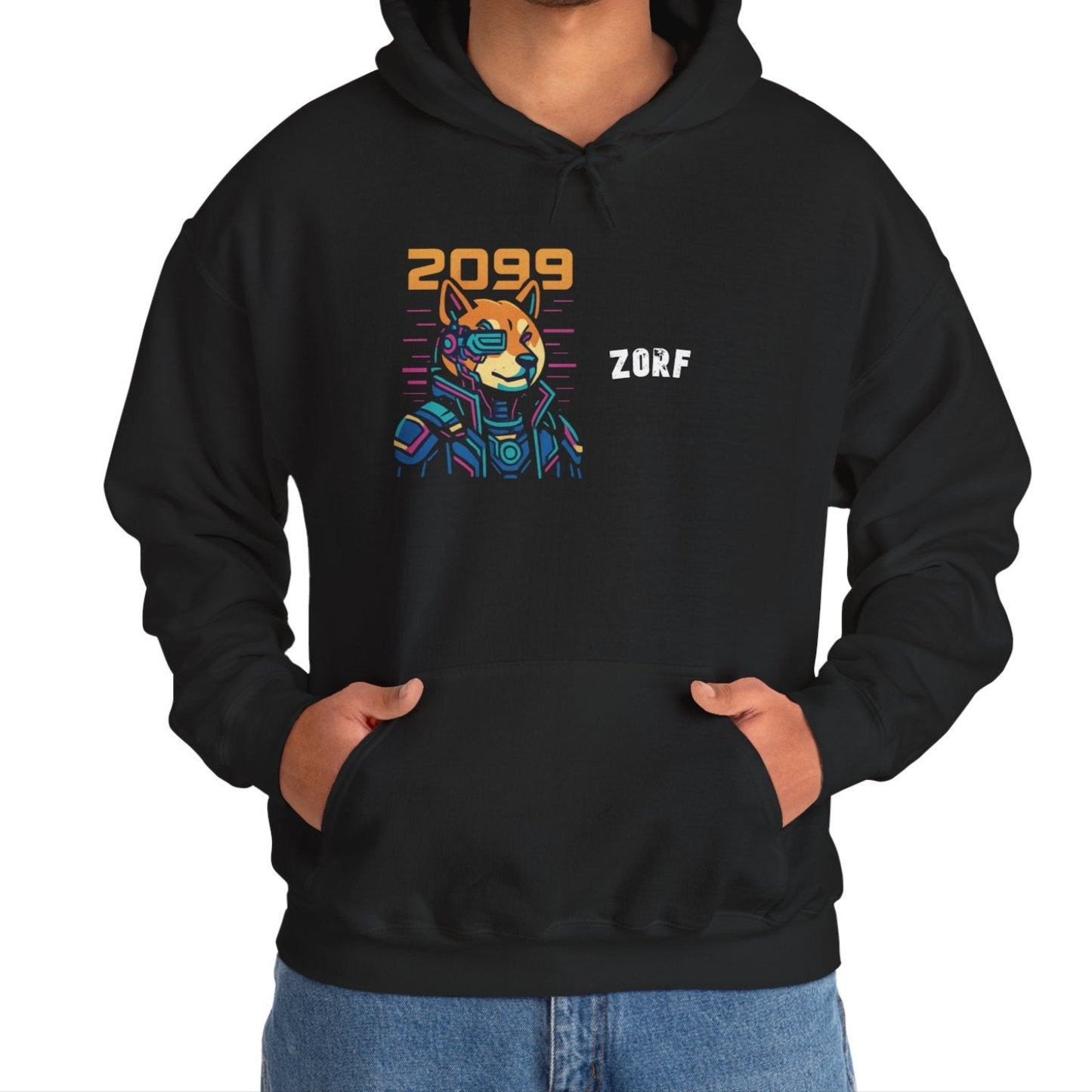 2099 Cyber Shiba Hoodie