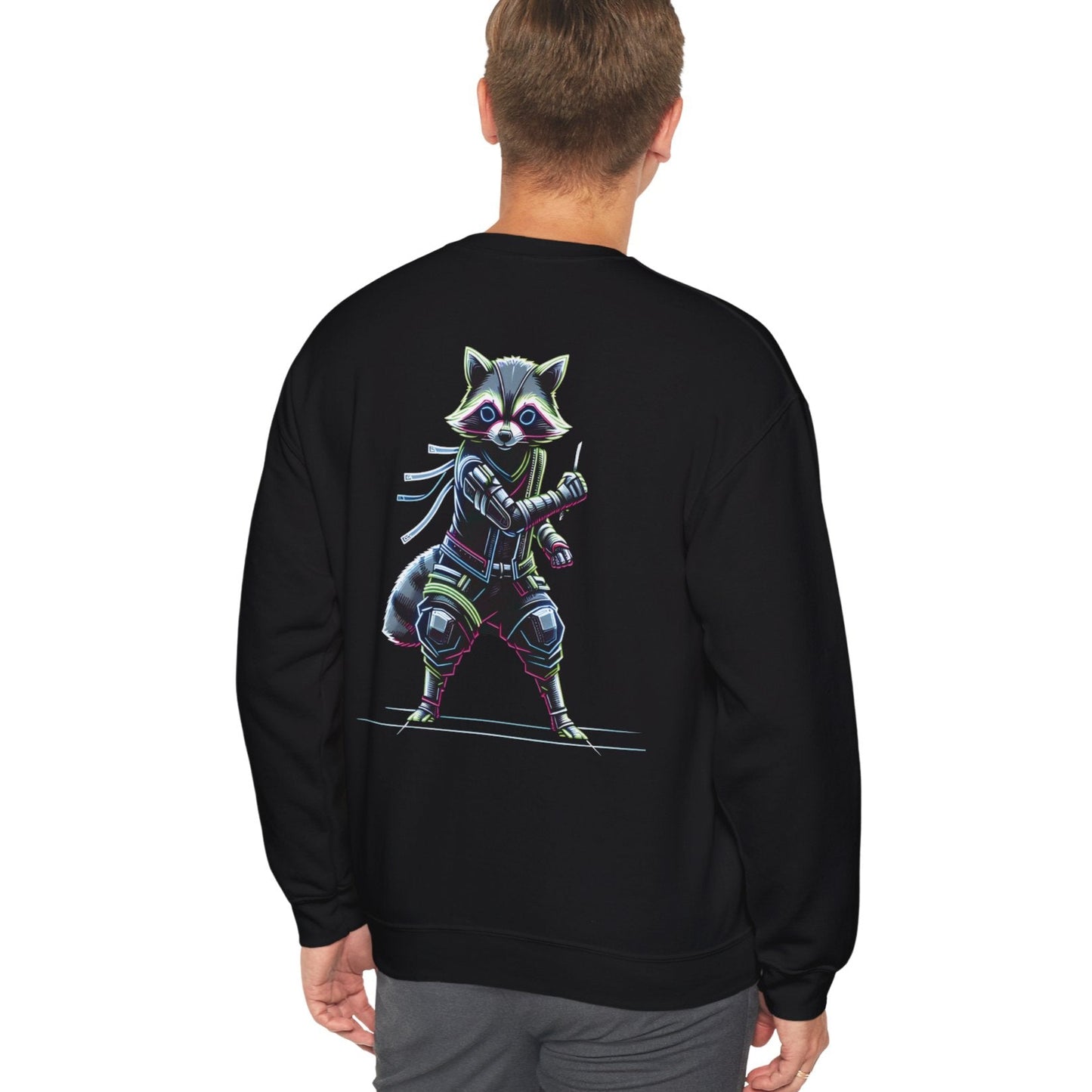 Neon Ninja Raccoon – Urban Cryptid Drop